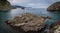 The coast from San Juan de Gaztelugatxe, Dragon-stone in Game of Thrones, bridge and stone stairs