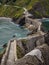 The coast from San Juan de Gaztelugatxe, Dragon-stone in Game of Thrones, bridge and stone stairs