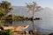 The coast of San Pedro on lake Atitlan