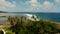 The coast of Siargao island at low tide.