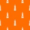 Coast tower pattern vector orange