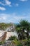 Coast at Tulum Yucatan Mexico with Mayan Building