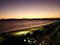 Coast view of the city of santos in brazil