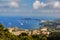 Coast view monaco france landscape with blue sky