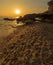 The coast of Vinaroz during a sunrise, Costa azahar