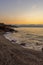 The coast of Vinaroz during a sunrise, Costa azahar