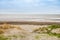 Coast of Wadden Sea by Harlingen, Netherlands in winter