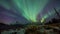 Coastal Aurora borealis over Norway