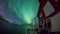 Coastal Aurora borealis over Norway