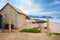 Coastal barn on the beach of island Porto Santo