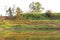 Coastal canal water reflection