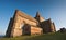 Coastal church in Scotland on a sunny afternoon