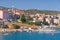 Coastal cityscape of Propriano, Corsica, France