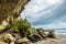 Coastal cliffs on the Truman track, close to Punakaiki and Greymouth. Paparoa National Park, New Zealand