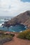 Coastal cove between Ensenada and La Bufadora on coast of Baja California MEX