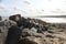 Coastal erosion remediation south of Hornsea, Yorkshire, England