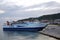 Coastal ferry near Thasoss on the Greek coast