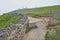 Coastal footpath leading to Anvil Point lighthouse at Durlston Head near Swanage