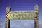 Coastal footpath sign