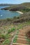 Coastal footpath to beach New Caledonia landscape