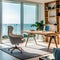 Coastal Harmony: Embracing Serenity in Your Modern Home Office