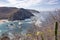 Coastal headlands by the Pacific Ocean