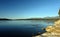 Coastal lake in Corsica