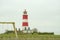 Coastal landmark of Happisburgh lighthouse,