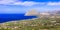 Coastal landscape of beautiful Sicily. San vito lo capo, view from Erice. Itlay