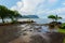 Coastal landscape at the eastern coast of Oahu, Hawaii, after a storm