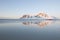 Coastal landscape on Flakstadoya island Loftofen Norway