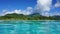 Coastal landscape Huahine island French Polynesia