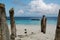 Coastal landscape of Jambiani beach, Zanzibar, Tanzania, Africa