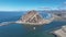 Coastal Landscape at Morro Bay in California United States.