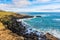 Coastal landscape near Slope Point, New Zealand