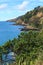 Coastal landscape on the northern tip of the Coromandel Peninsula, New Zealand