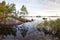 Coastal landscape, Saimaa lake, Finland