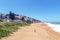 Coastal Landscape of Umdloti Beachfront in South Africa
