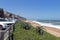 Coastal Landscape of Umdloti Beachfront in South Africa