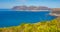 Coastal mountain landscape with fynbos flora in Cape Town