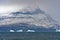 Coastal Mountain Looming Through the Clouds