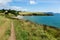Coastal Pathway leading to Porthcurnick Beach Cornwall