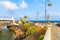 Coastal promenade in Costa Teguise town