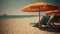 Coastal reflections, sandy beach, floating clouds, and reflective shoreline beauty