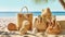 Coastal Resort Vibe Laid-back Elegance with Ladies\\\' Fancy Jute Handbags