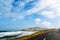 Coastal road on cape peninsula near Cape Town