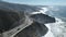 Coastal Road at Highway 1 in California United States.