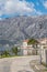 Coastal road in Perast town