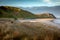 Coastal, rural, landscape at Pouawa Beach, near Gisborne, East Coast, North Island, New Zealand