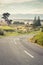 Coastal, rural landscape scene with road, Mahia Peninsula, East Coast, North Island, New Zealand